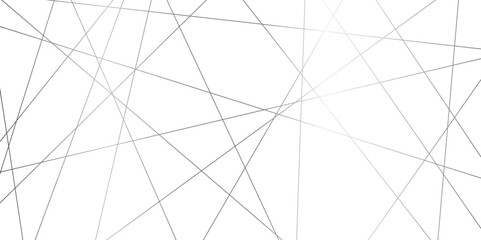 Black and white abstract random chaotic liens background. Geometric lines with banner design background.