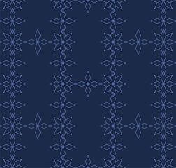 Vector. Seamless mediterranean geometric pattern, ornamental swatches. Talavera template. Portuguese Azulejo. Turkish decoration. Moroccan mosaic. Spanish porcelain. Ceramic dishes, folk ornament.