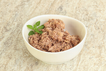 Canned tuna fish for salad