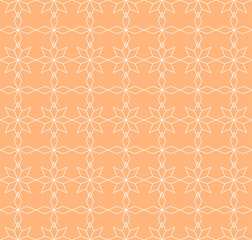 Fototapeta premium Vector. Seamless mediterranean geometric pattern, ornamental swatches. Talavera template. Portuguese Azulejo. Turkish decoration. Moroccan mosaic. Spanish porcelain. Ceramic dishes, folk ornament.