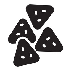 nachos glyph icon