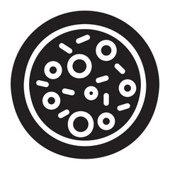 pizza glyph icon