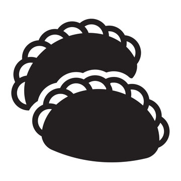 Empanada Glyph Icon