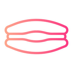 dorayaki gradient icon