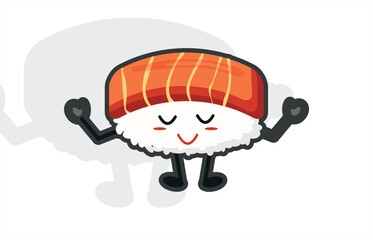 rolls with salmon