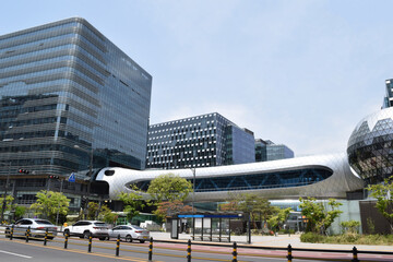 Cityscape of Pangyo, Bundang-gu, Seongnam City, Gyeonggi Province, South Korea