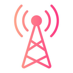antenna gradient icon