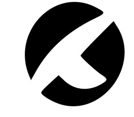 4K Symbol Button Design Sinnbild, Darstellung