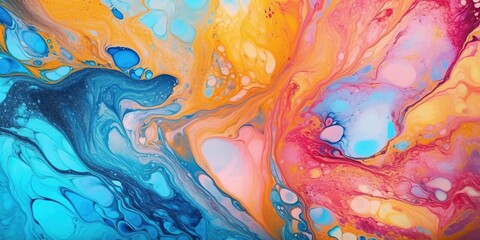 Colorful art style of marble ink painting for backgrounds.