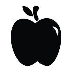 apple icon, juicy vector, fruit illustration