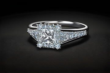 Diamond ring carat