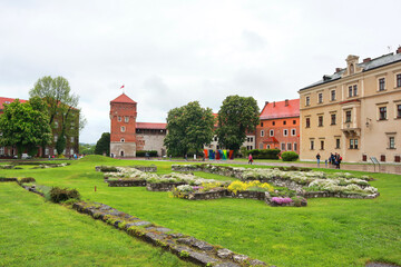 Wawel Castle in Krakow, Poland