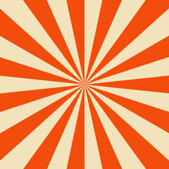 Retro background with rays or stripes in the center. Sunburst or sun burst retro background. turquoise colors. Vector illustration