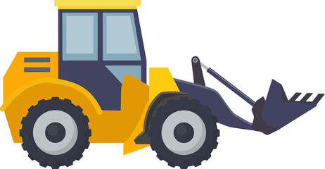 Excavator and dump truck working at coal mine. coal mine production.