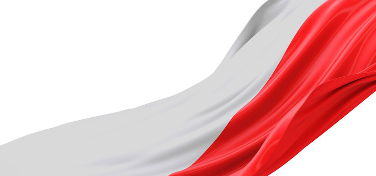 poland flag 3d