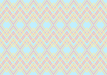 Abstract ethnic geometric pattern design for background or wallpaper.