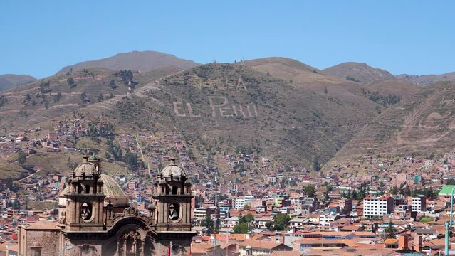 view of the cusco city in peru