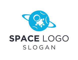 Logo design about Space on a white background. made using the CorelDraw application.