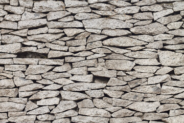 contrasting rustic stone wall texture