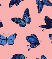 Butterfly Seamless Patterns