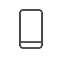 Smartphone protection related icon outline and linear vector.