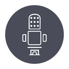 microphone mic icon, voice icon symbol buttons
