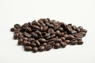 Coffee beans. Isolated on a white background