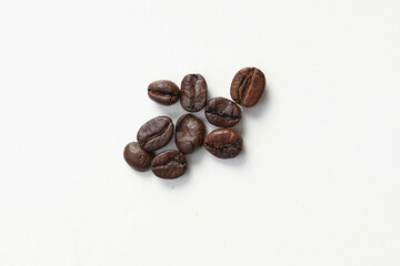Coffee beans. Isolated on a white background