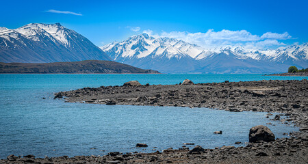 lake in the mountains