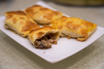 A delicious Chinese Xinjiang dish, baked buns