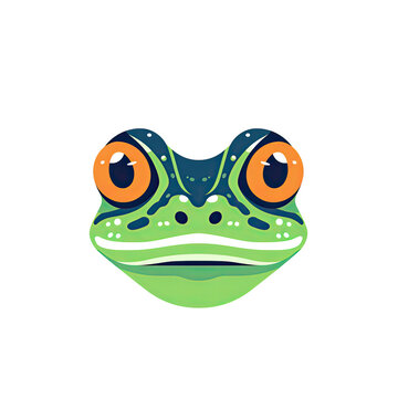 Frog Art Images, Minimalist Frogs, Frog Icon or Logo, Frog Design, AI Generated