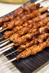 A delicious Chinese Xinjiang dish, kebabs
