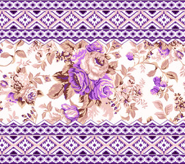 Textile and digital seamless pattern design 