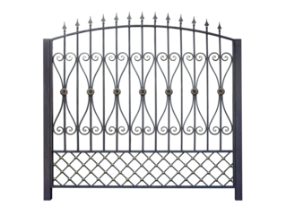 Elegant decorative fence.