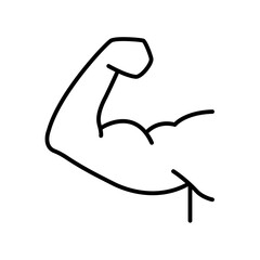 Muscle, body building icon