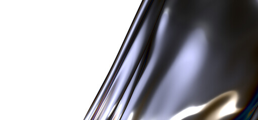 Naklejka premium Cosmic Holography: Discover the Boundless Universe of a 3D Holographic Background