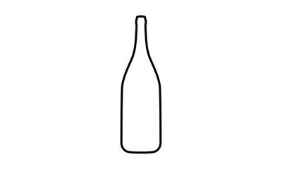 wine bottle logo 