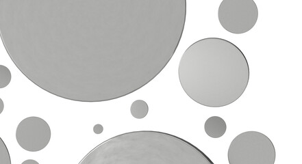 Multicolor confetti abstract background with a lot of falling pieces, isolated on a white background.