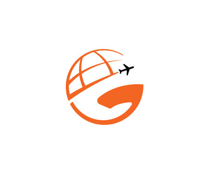 Tourism logo around the world logo designs, Idea logo design