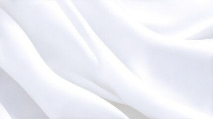 Clean and luxurious white fabric surface. Generative AI