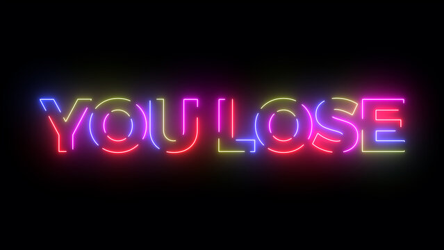 You lose colored text. Laser vintage effect. Infinite loopable 4K animation
