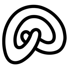 bread line icon style