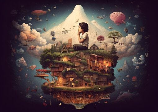 Illustrations imaginarium.  generative ai