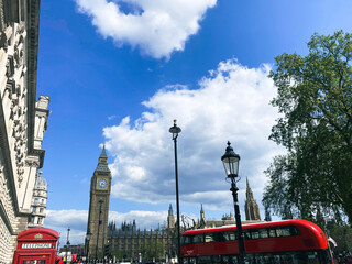 city bus stop, London.