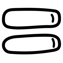 equal line icon style