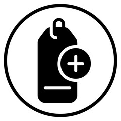 price tag glyph icon