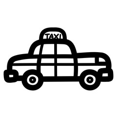 taxi line icon style