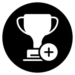 trophy glyph icon
