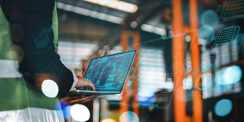 iot, technology, industrial, engineer, screen, control, innovation, manufacture, futuristic,...