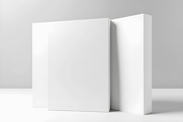 Mockup blank white template on light background. Ideas for your design